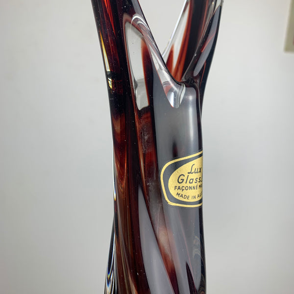 Vintage Lux Glas Vase