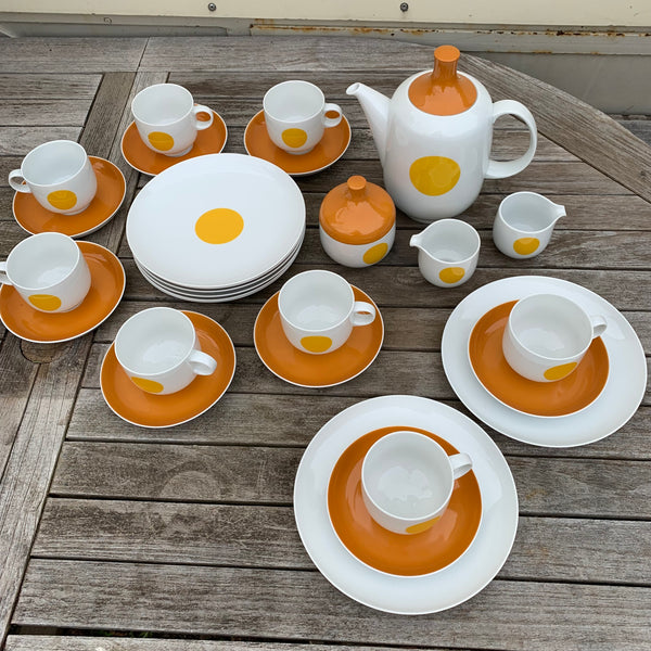 Rosenthal Studio Line Serie Plus Modell Punktal Gelber Punkt Wolf Karnagel