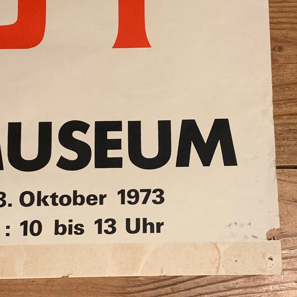 Ausstellungsplakat Loriot Wilhelm Busch Museum Hannover 1973