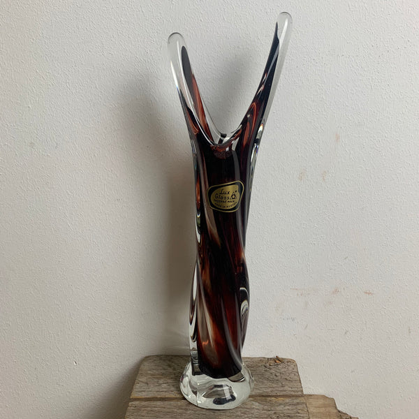 Vintage Lux Glas Vase