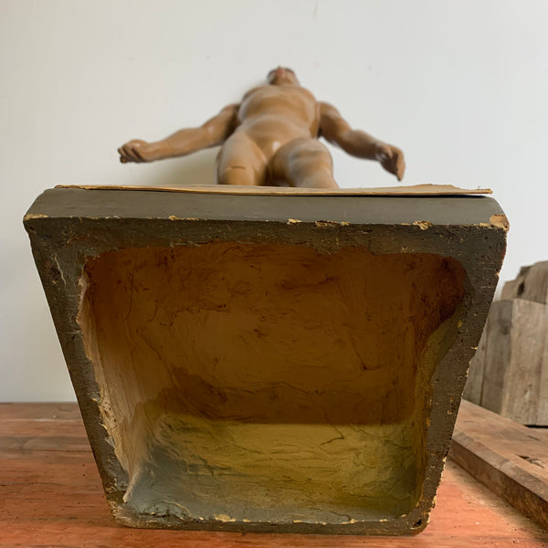 Vintage Werbefigur Katzenfellmann