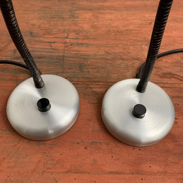 Ein paar vintage Tischlampen von IWO