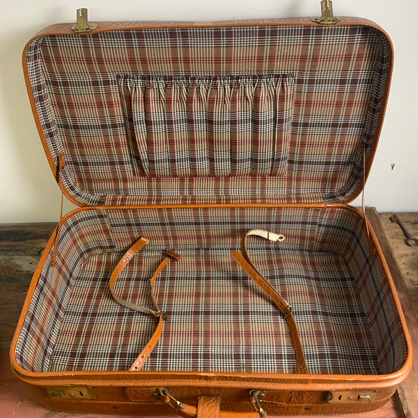 Vintage Leder Reisekoffer