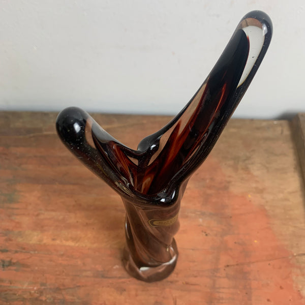 Vintage Lux Glas Vase