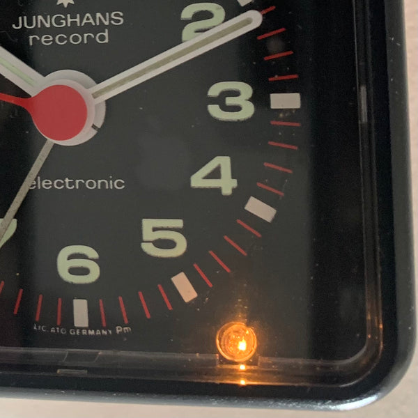Vintage Wecker von Junghans mit Beleuchtung