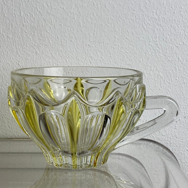 Vintage Bowle Service Waltherglas für 6 Personen