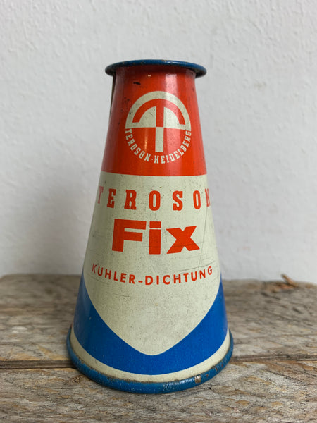 Vintage Blechdose Teroson Fix Kühler Dichtung
