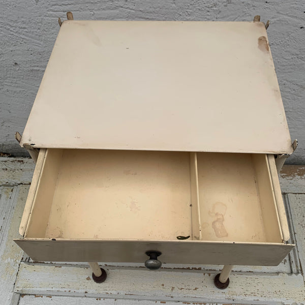 Vintage Metallschrank Arztschrank