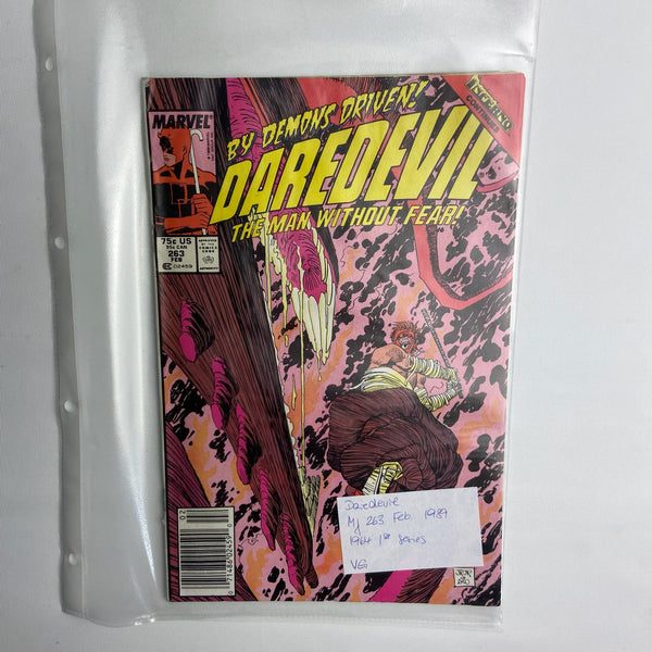 Daredevil MJ 263 Feb. 1989 - Marvel Comic