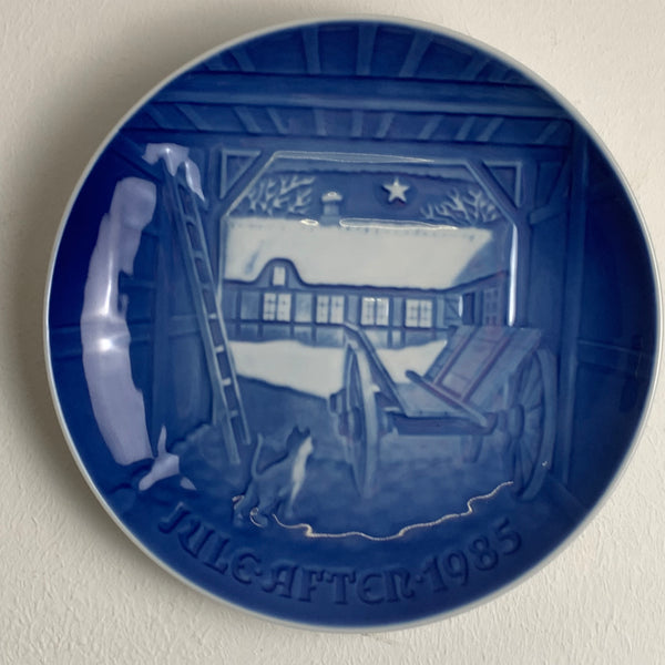 Weihnachtsteller Jule Aften 1985 von Bing und Gröndahl