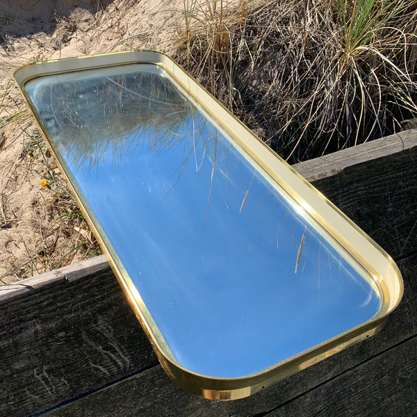 Hochwertiger Vintage Mid Century Wandspiegel