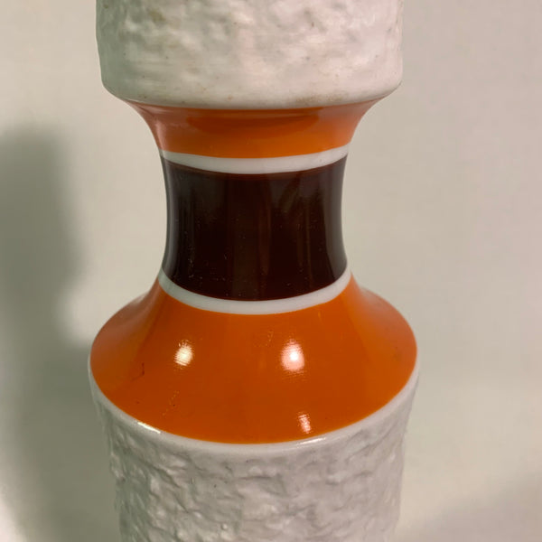Royal KPM Vase orange/ braun