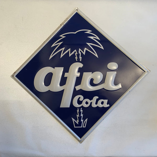 Vintage Blechschild Afri Cola Schild