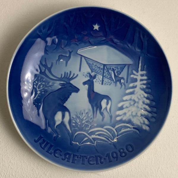 Weihnachtsteller Jule Aften 1980 von Bing und Gröndahl