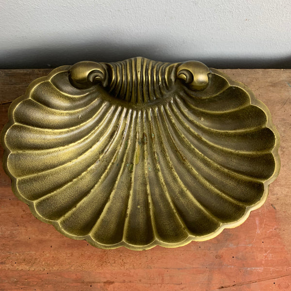 Vintage Muschelschale aus Messing