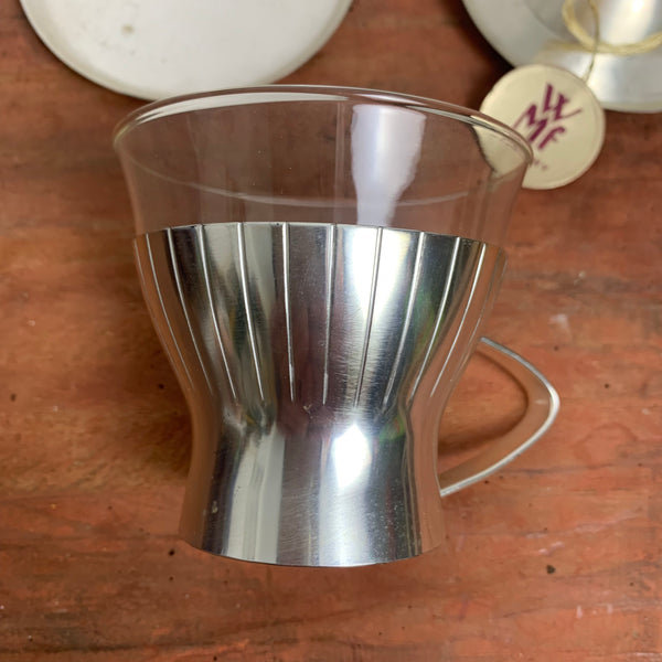 2 vintage Teegläser von WMF
