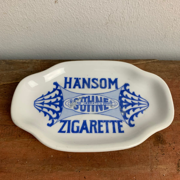 Vintage Aschenbecher Hänsom Zigaretten Jasmatzi