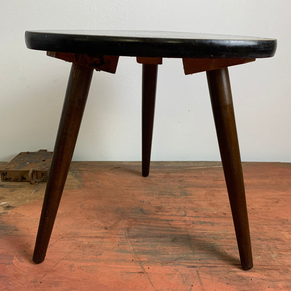 Kleiner Nierentisch / Hocker 50er Jahre