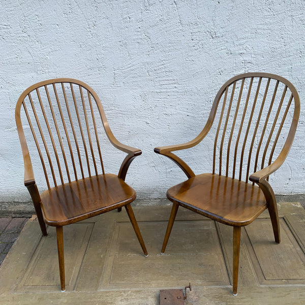 8 Schwedische Esszimmer Stühle von Bengt Ackerblom und Gunnar Eklöf für Ackerblom