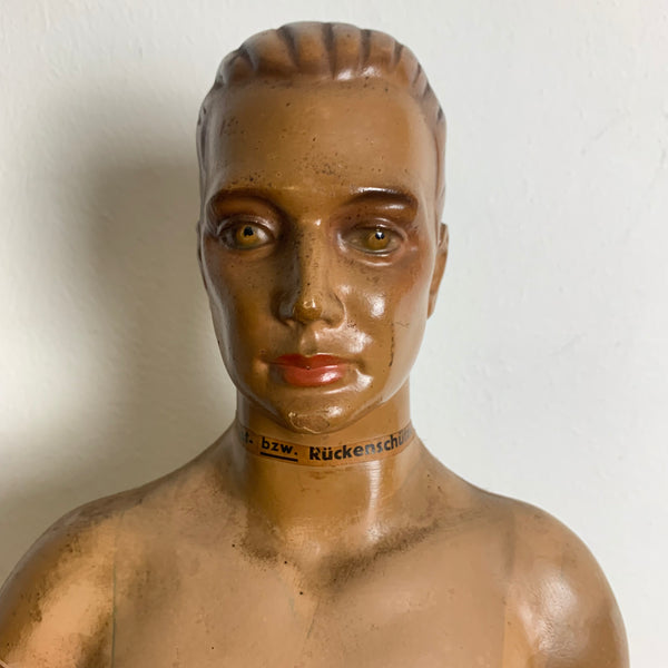 Vintage Werbefigur Katzenfellmann