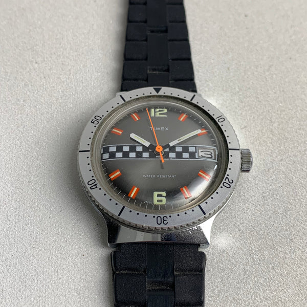 Vintage Timex Herren Armbanduhr Racing Rallye