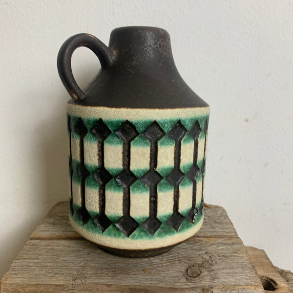 Vintage Mid Century Keramik Vase von Jasba 1033-15