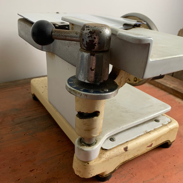 Vintage Horizontal Aufschnittmaschine von Graff