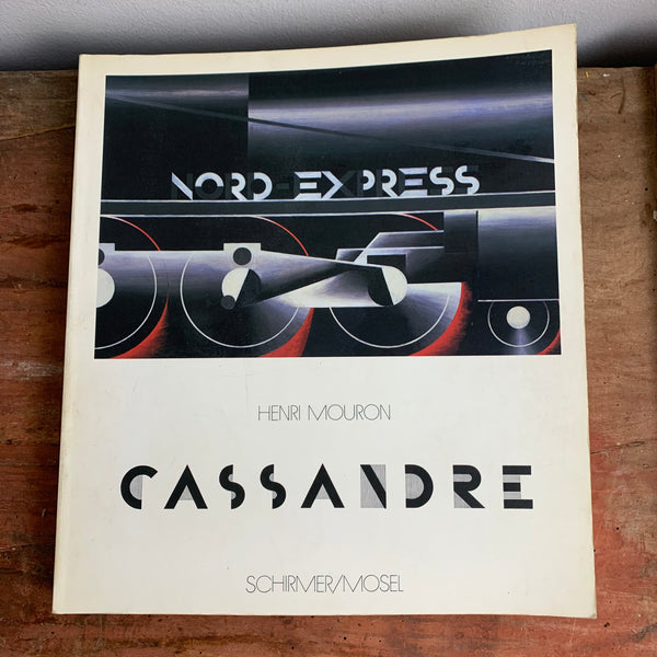 Buch Cassandre Plakatmaler Typograph Bühnenbildner