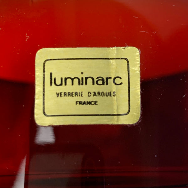 12 Luminarc Gläser in rubinrot