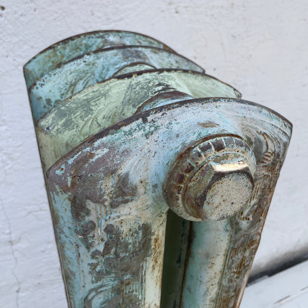 Antiker Jugendstil Heizkörper mit 4 Rippen