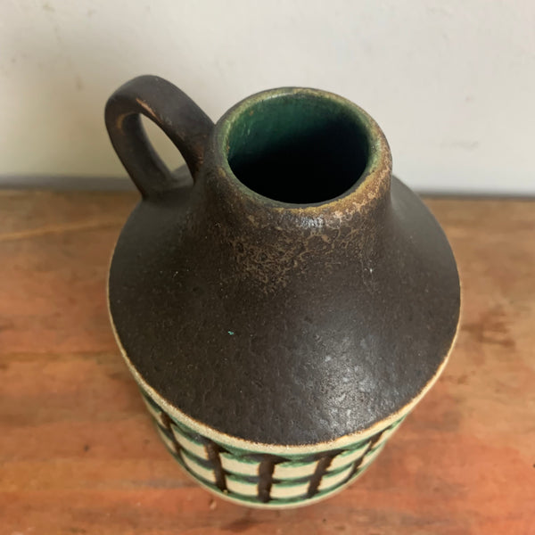 Vintage Mid Century Keramik Vase von Jasba 1033-15