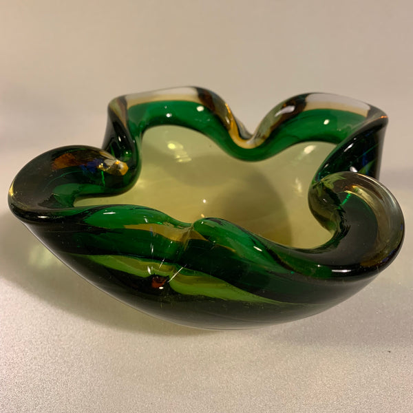 Zweifarbiger Murano Aschenbecher