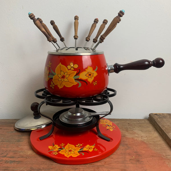 Vintage Fondue Set