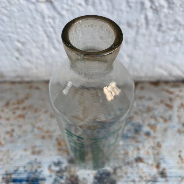 Vintage Babyflasche aus Glas