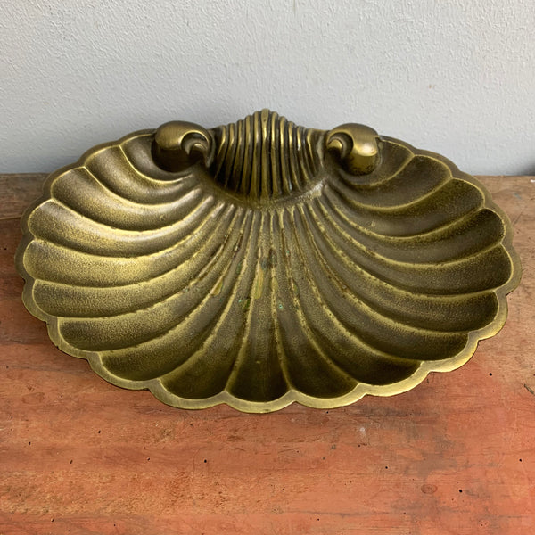 Vintage Muschelschale aus Messing