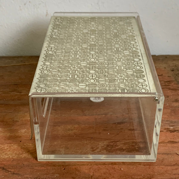 Vintage Plexiglas Serviertendose von WMF