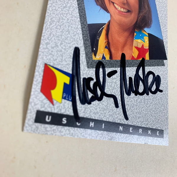 Original Autogramm von Uschi Nerke