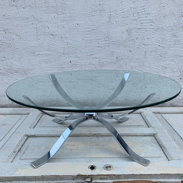 Space Age Tisch in Spinnen Optik