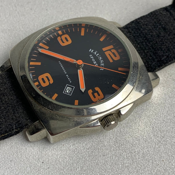 Vintage Häusser Sport Advanced Black Armbanduhr