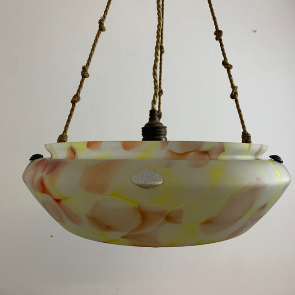 Art Deco Deckenlampe Fliegenfängerschirm