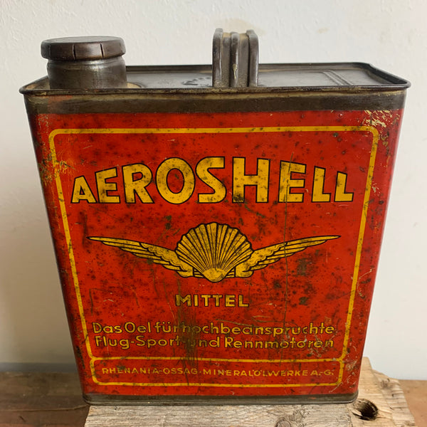 Vintage Aeroshell Öl Kanister