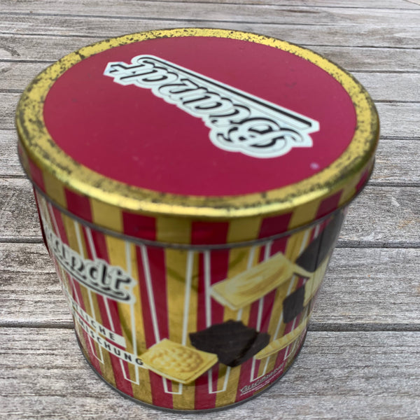 Vintage Keks Blechdose von Brandt