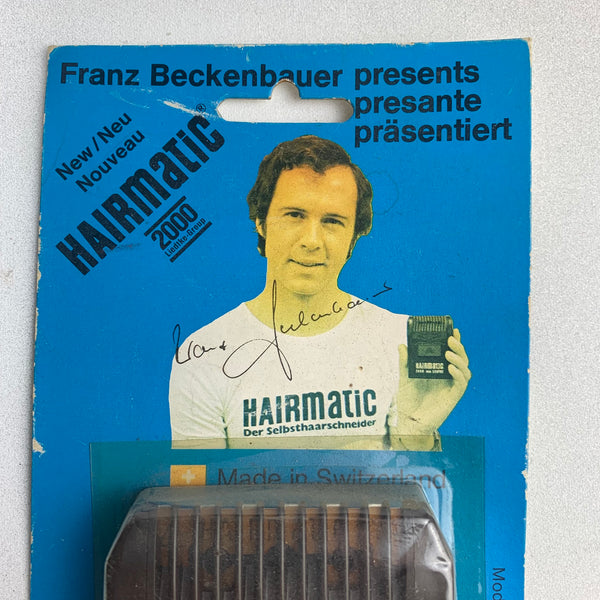 Franz Beckenbauer präsentiert den Hairmatic 2000