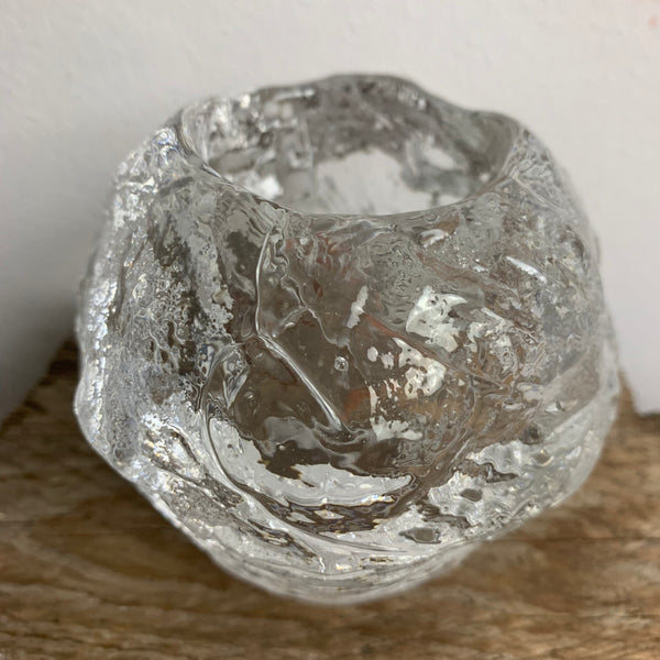 Teelichthalter Snowball von Ann Wärff für Kosta Boda