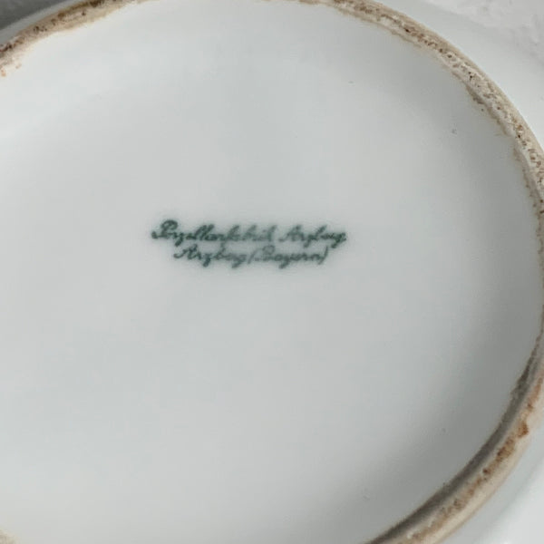 Rotrand Teekanne von Hermann Gretsch für Arzberg