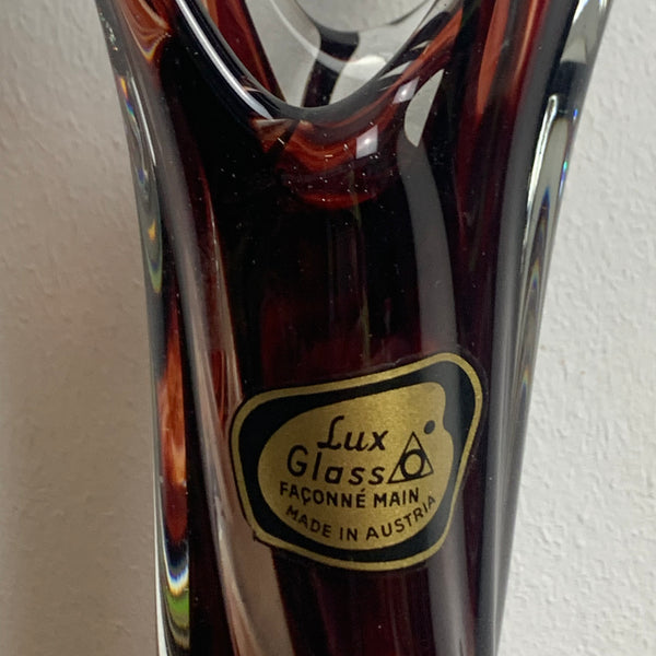 Vintage Lux Glas Vase