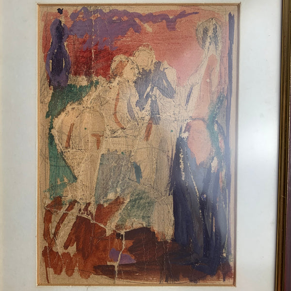 Tuschezeichnung von Erich Glette