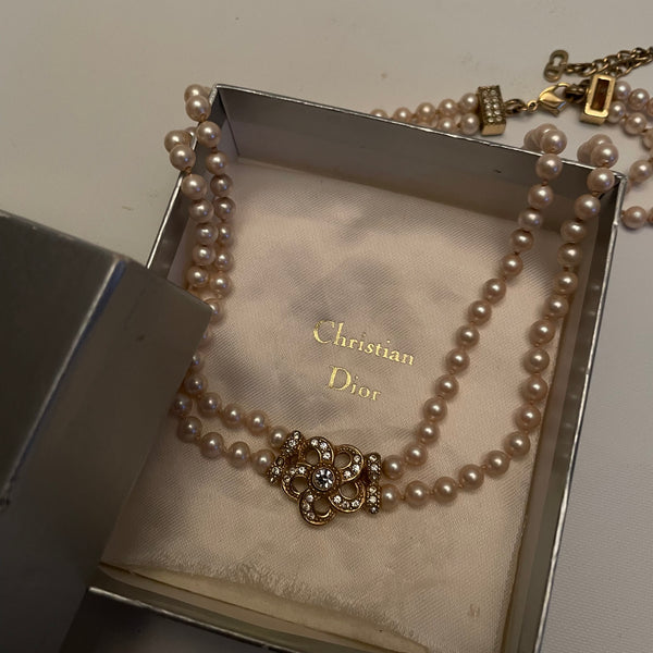 Zweireihiges Perlencollier von Christian Dior Germany