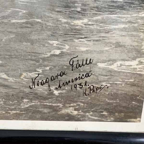 Original Foto von den Niagarafällen 1931