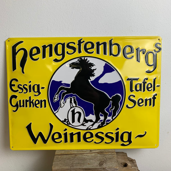 Blechschild Hengstenberg Weinessig